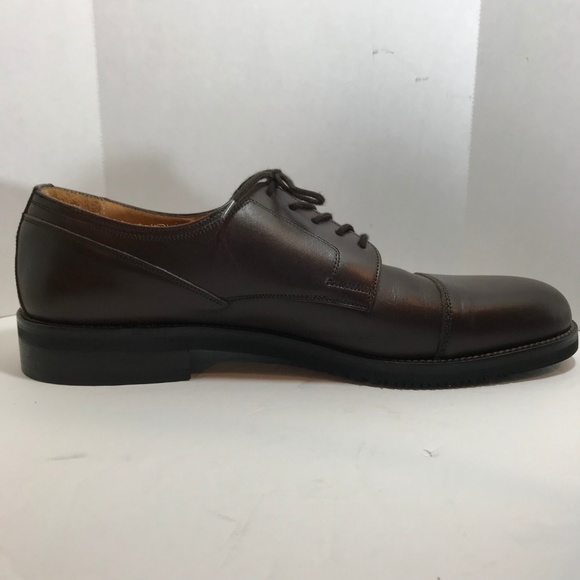 E.T. Wright Cap Toe Brown Shoes Size 14 S Italy main image 5